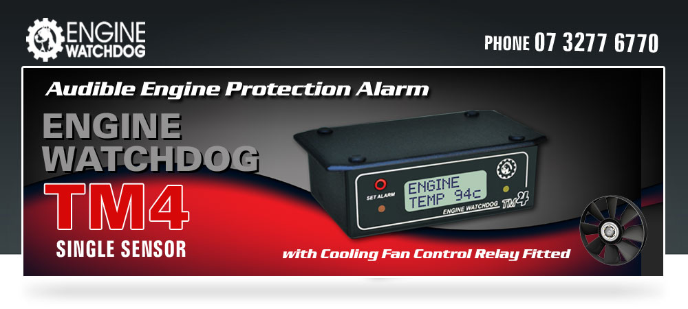 Engine Watchdog TM4 Single Sensor Audible Engine Protection Alarm